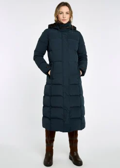 Aldborough Women's full length technical down jacket - Navy