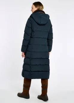 Aldborough Women's full length technical down jacket - Navy
