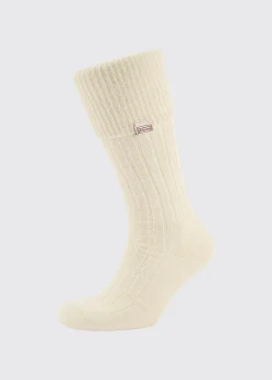 Alpaca Socks - Cream