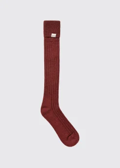 Alpaca Socks - Malbec