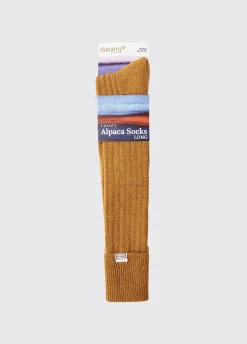 Alpaca Socks - Mustard