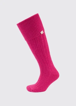 Alpaca Socks - Pink