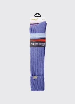 Alpaca Socks - Sky