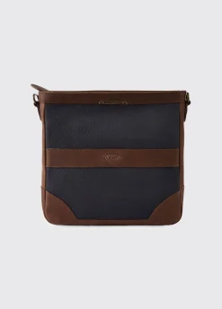 Ardmore Ladies Cross Body Bag - Navy/Brown