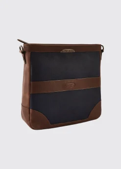 Ardmore Ladies Cross Body Bag - Navy/Brown