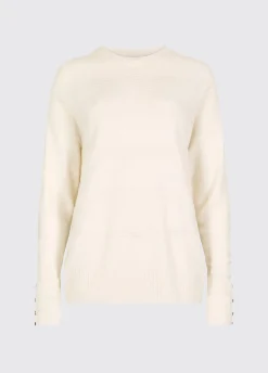 Ashfield Women’s bamboo blend sweater - Oyster