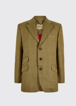 Ashmeadow Men's Three Button Tweed Jacket - Elm