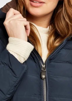 Ballybrophy Quilted Jacket - Navy