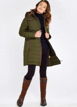 Ballybrophy Quilted Jacket - Olive