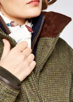 Ballynahinch Tweed Field Coat - Heath