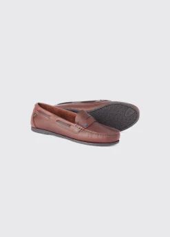 Belize Deck Shoe - Mahogany