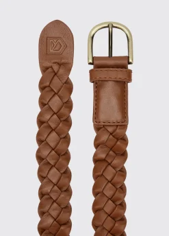 Belmore Women's Leather Belt - Caramel