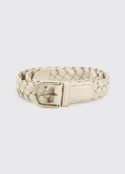 Belmore Women's Leather Belt - Oyster