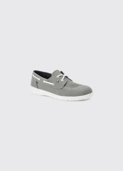 Biarritz Canvas Deck Shoe - Khaki