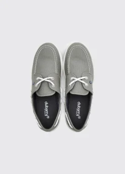 Biarritz Canvas Deck Shoe - Khaki