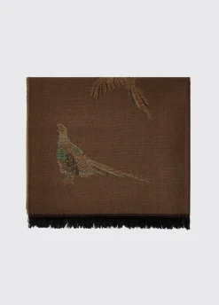Birchdale Wool Stole - Bourbon