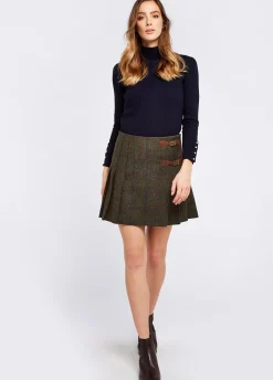 Blossom Tweed Skirt - Hemlock