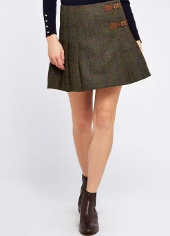 Blossom Tweed Skirt - Hemlock