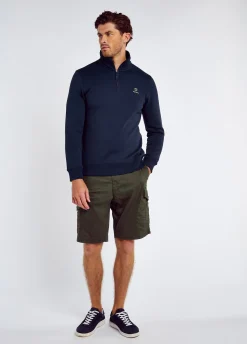 Boyce Men’s Zip Neck Sweater - Navy