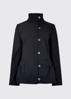 Bracken Tweed Jacket - Navy