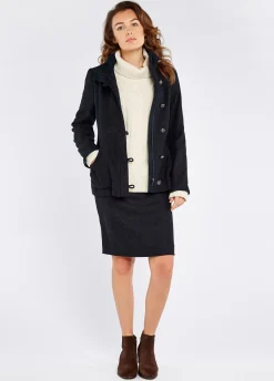 Bracken Tweed Jacket - Navy