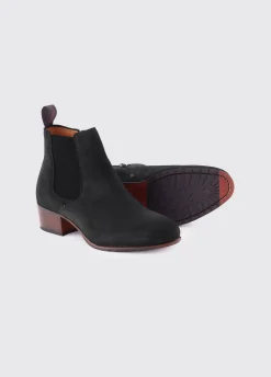 Bray Chelsea Boot - Black Suede