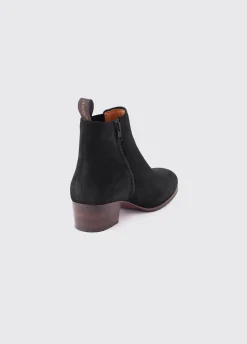 Bray Chelsea Boot - Black Suede
