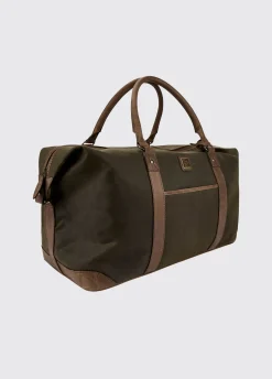 Brittas Wax Holdall - Olive