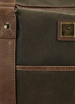 Brittas Wax Holdall - Olive