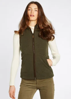 Carbury Women's Fleece Gilet - Olive