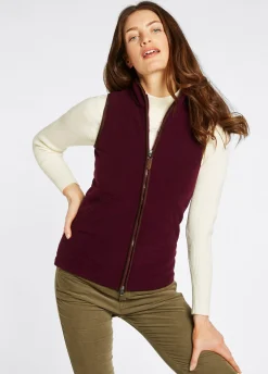 Carbury Women's Fleece Gilet - Ox Blood
