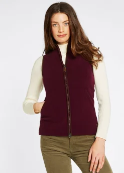 Carbury Women's Fleece Gilet - Ox Blood