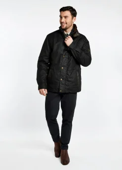 Carrickfergus Waxed Jacket - Black