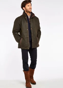 Carrickfergus Waxed Jacket - Olive