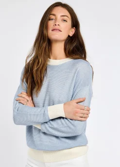 Carrick Women’s Bamboo Blend Sweater - Dusty Blue