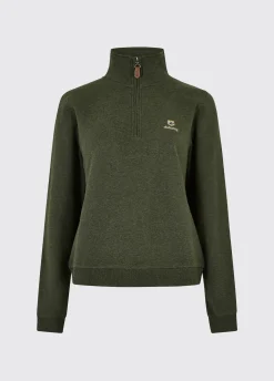 Castlemartyr Women's Quarter Zip Sweatshirt - Olive