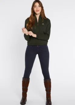 Castlemartyr Women's Quarter Zip Sweatshirt - Olive