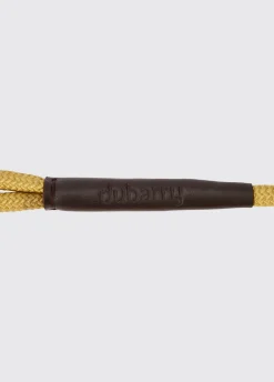 Charlie 4ft (appx) Nylon Rope dog lead - Gold
