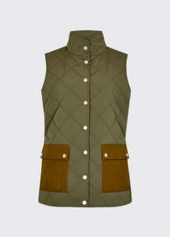 Clashmore Women's Quilted Gilet - Kelp