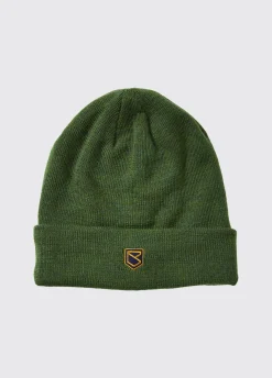 Clonmellon Knitted Beanie - Olive