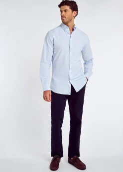 Clontarf Men’s Oxford Shirt - Blue Multi