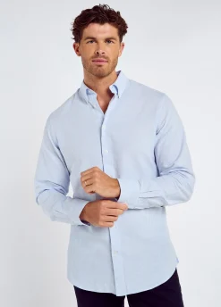 Clontarf Men’s Oxford Shirt - Blue Multi