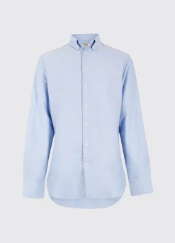 Clontarf Men’s Oxford Shirt - Pale Blue