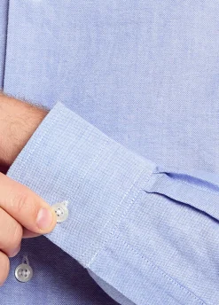 Clontarf Men’s Oxford Shirt - Pale Blue