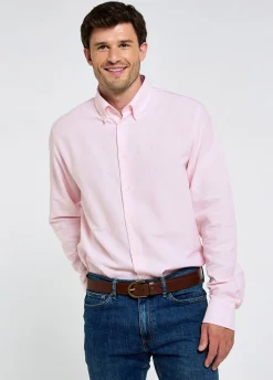 Clontarf Men’s Oxford Shirt - Pink