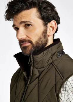 Colamber Men’s Quilted Gilet - Olive