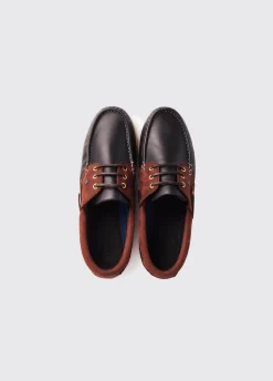 Commodore XLT Deck Shoe - Navy/Brown