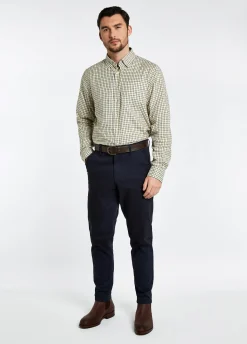 Connell Tattersall Check Shirt - Mahogany