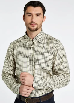 Connell Tattersall Check Shirt - Mahogany