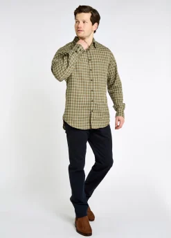 Connell Tattersall Check Shirt - Olive